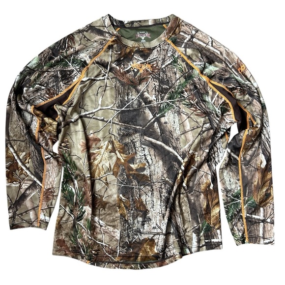 Realtree Other - Realtree Scentlok Base Layer Camouflage Hunting Long Sleeve Thermal Undershirt